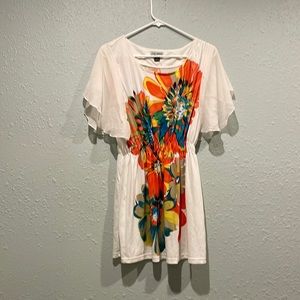 Body Central dress, white floral